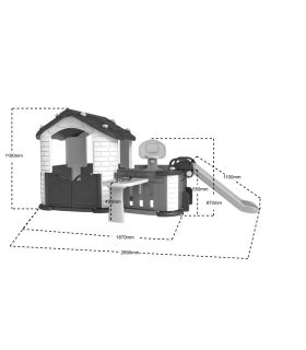 Maison de jardin 5 en 1 - CHD-808