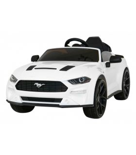 Voiture électrique 12V Ford Mustang Sport GT Blanche - Pack Luxe