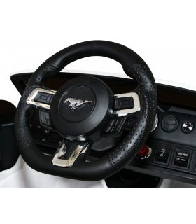 Voiture électrique 12V Ford Mustang Sport GT Blanche - Pack Luxe