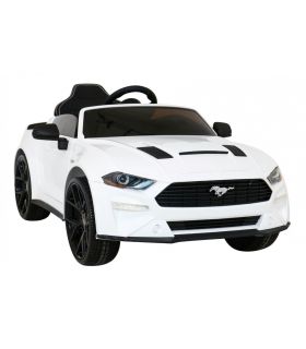 Voiture électrique 12V Ford Mustang Sport GT Blanche - Pack Luxe