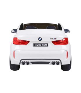 Voiture électrique 2 places 12V BMW X6 Blanche - Pack Luxe