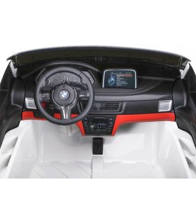 Voiture électrique 2 places 12V BMW X6 Blanche - Pack Luxe