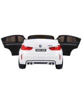 Voiture électrique 2 places 12V BMW X6 Blanche - Pack Luxe