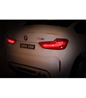 Voiture électrique 2 places 12V BMW X6 Blanche - Pack Luxe