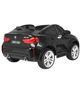 Voiture électrique 2 places 12V BMW X6 Noire - Pack Luxe