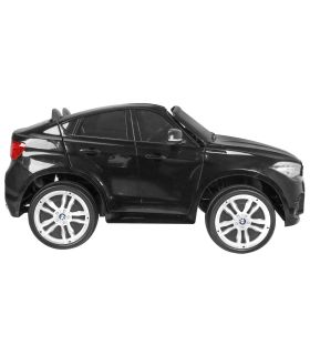 Voiture électrique 2 places 12V BMW X6 Noire - Pack Luxe