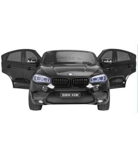 Voiture électrique 2 places 12V BMW X6 Noire - Pack Luxe