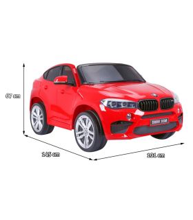 Voiture électrique 2 places 12V BMW X6 Rouge - Pack Luxe
