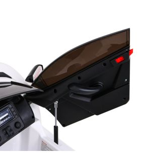 Voiture électrique 2 places 2 x 12V Lamborghini Aventador SVJ DRIFT Blanche - Pack Luxe