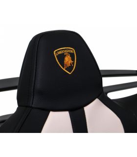 Voiture électrique 2 places 2 x 12V Lamborghini Aventador SVJ DRIFT Noire - Pack Luxe