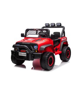 Voiture électrique 2 places 24V Geoland Power Rouge - Pack Luxe