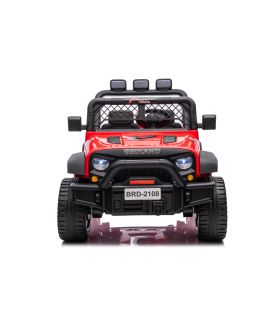 Voiture électrique 2 places 24V Geoland Power Rouge - Pack Luxe