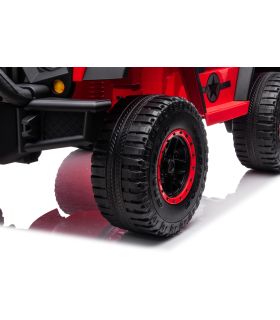 Voiture électrique 2 places 24V Geoland Power Rouge - Pack Luxe