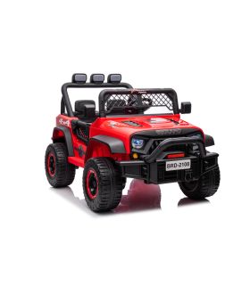 Voiture électrique 2 places 24V Geoland Power Rouge - Pack Luxe