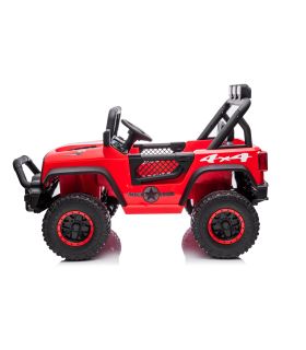 Voiture électrique 2 places 24V Geoland Power Rouge - Pack Luxe