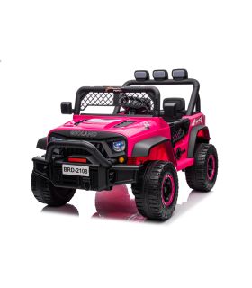 Voiture électrique 2 places 24V Geoland Power Rose - Pack Luxe