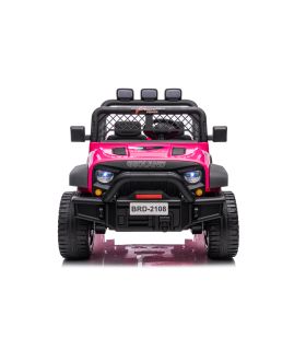 Voiture électrique 2 places 24V Geoland Power Rose - Pack Luxe