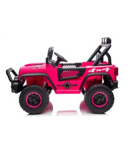 Voiture électrique 2 places 24V Geoland Power Rose - Pack Luxe