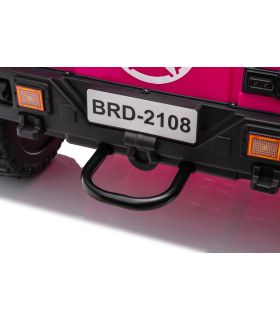 Voiture électrique 2 places 24V Geoland Power Rose - Pack Luxe