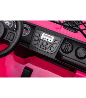 Voiture électrique 2 places 24V Geoland Power Rose - Pack Luxe