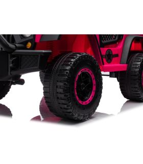 Voiture électrique 2 places 24V Geoland Power Rose - Pack Luxe