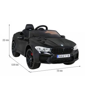 Voiture électrique 2 x 12V BMW M5 Noire - Pack Luxe
