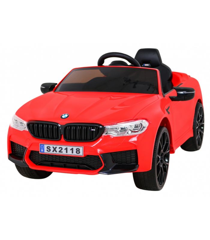 Voiture électrique 2 x 12V BMW M5 Rouge - Pack Luxe