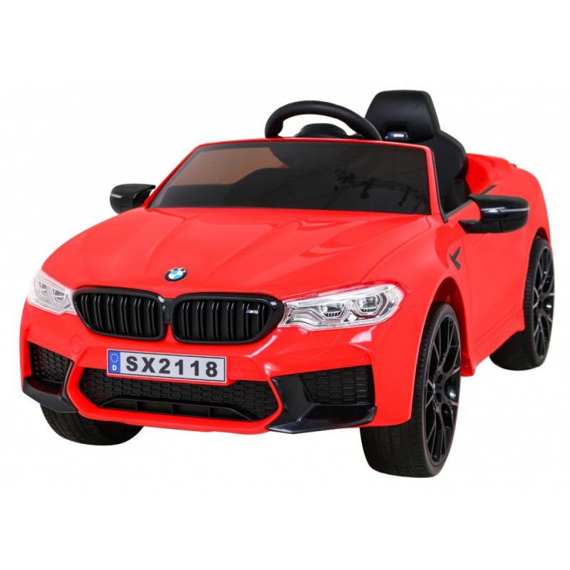 Pack BMW M5 Rouge + 2ème chargeur + 2ème pack batterie + housse +