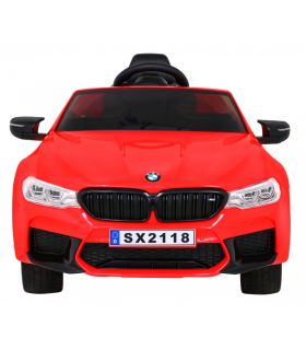 Voiture électrique 2 x 12V BMW M5 Rouge - Pack Luxe