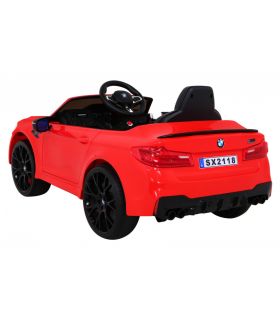 Voiture électrique 2 x 12V BMW M5 Rouge - Pack Luxe