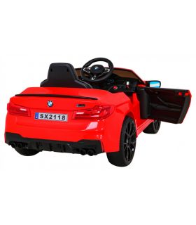 Voiture électrique 2 x 12V BMW M5 Rouge - Pack Luxe