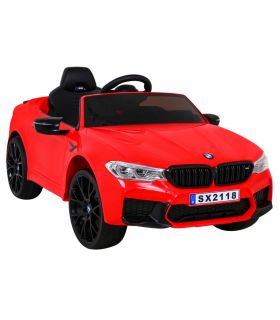 Voiture électrique 2 x 12V BMW M5 Rouge - Pack Luxe