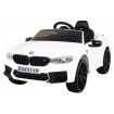 Voiture électrique 2 x 12V BMW M5 Blanche - Pack Luxe