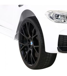 Voiture électrique 2 x 12V BMW M5 Blanche - Pack Luxe
