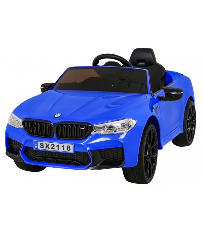 Voiture électrique 2 x 12V BMW M5 Bleue - Pack Luxe