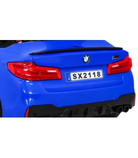 Voiture électrique 2 x 12V BMW M5 Bleue - Pack Luxe