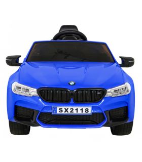 Voiture électrique 2 x 12V BMW M5 Bleue - Pack Luxe