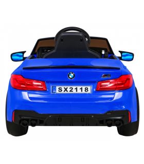 Voiture électrique 2 x 12V BMW M5 Bleue - Pack Luxe