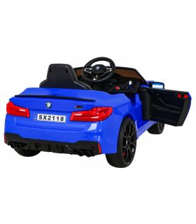 Voiture électrique 2 x 12V BMW M5 Bleue - Pack Luxe