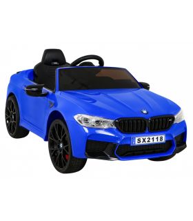 Voiture électrique 2 x 12V BMW M5 Bleue - Pack Luxe