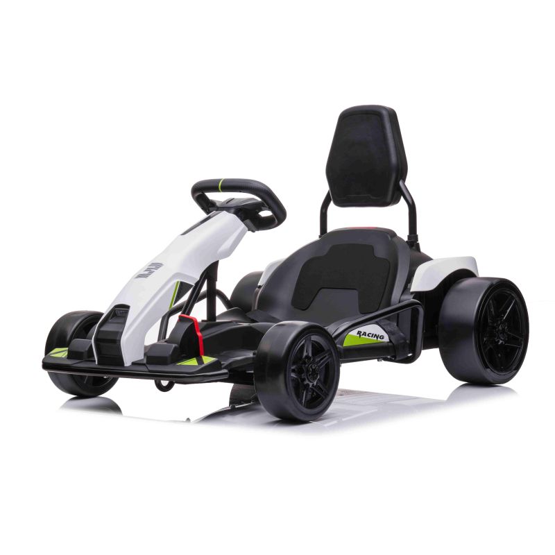 Kart électrique 24v drift fast 3 blanc - pack evo