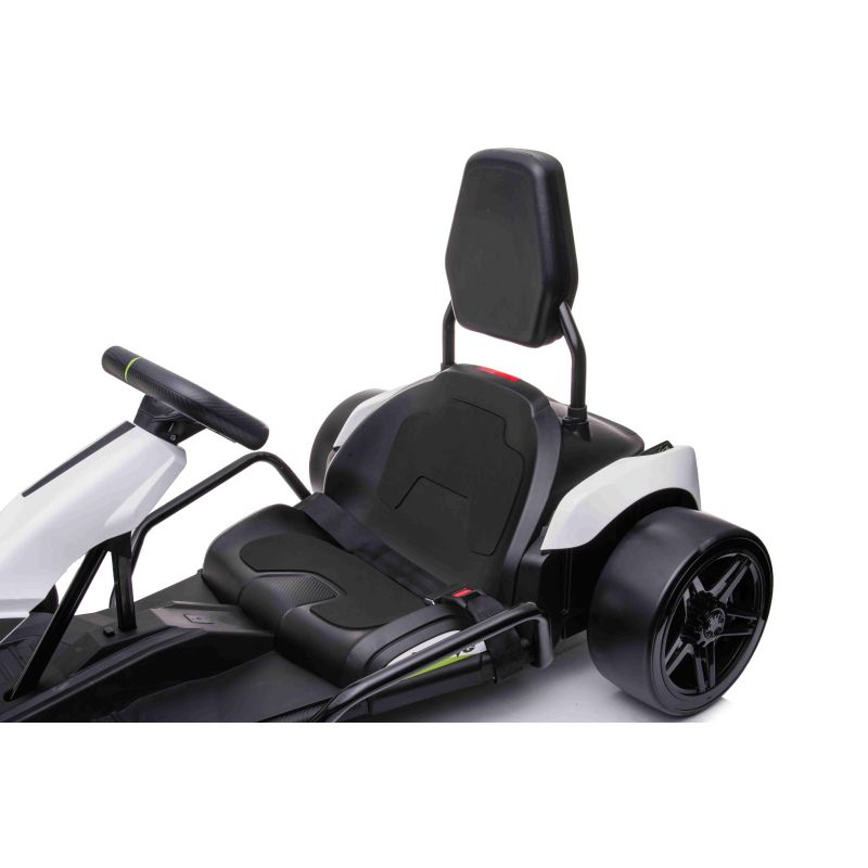 Kart électrique 24v drift fast 3 blanc - pack evo