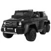 Voiture électrique 2 places 12V Mercedes G63 Noire 6 roues - Pack Luxe