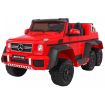 Voiture électrique 2 places 12V Mercedes G63 Rouge 6 roues - Pack Luxe