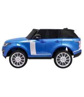 Voiture électrique 2 places 2 x 12V Range Rover Bleu Métallisée - Pack Luxe