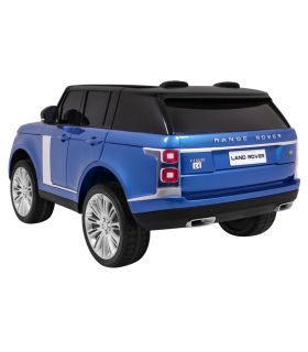 Voiture électrique 2 places 2 x 12V Range Rover Bleu Métallisée - Pack Luxe