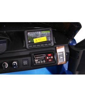 Voiture électrique 2 places 2 x 12V Range Rover Bleu Métallisée - Pack Luxe