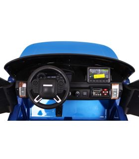 Voiture électrique 2 places 2 x 12V Range Rover Bleu Métallisée - Pack Luxe