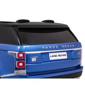 Voiture électrique 2 places 2 x 12V Range Rover Bleu Métallisée - Pack Luxe