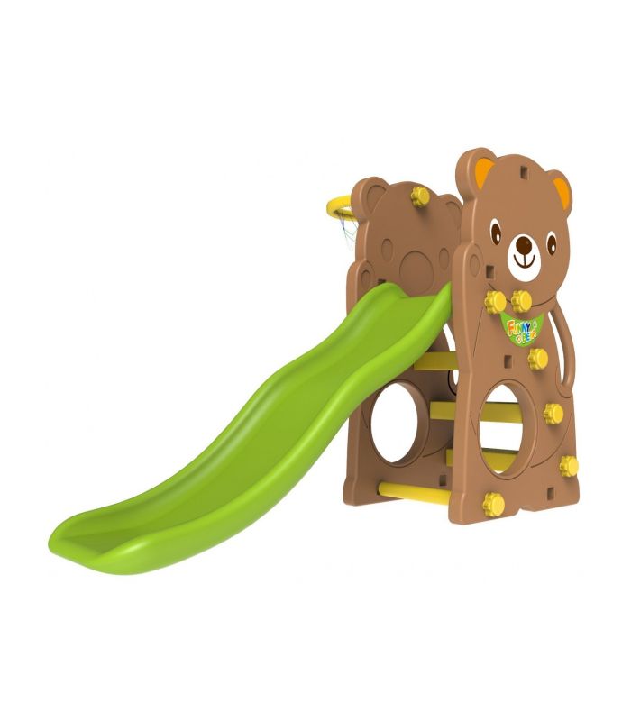 Toboggan Ours 136 cm avec panier de Basket